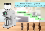 Commercial coffee bean grinder bean bin capacity 250g    230W   home coffee bean grinder production - PSG530