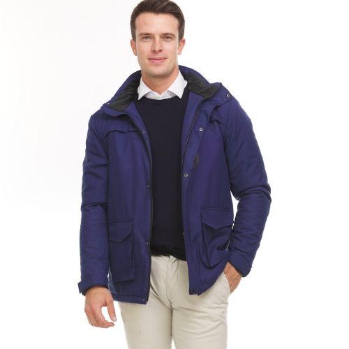 Helios " The Heated Coat" - Navy - Medium Helios " The Heated Coat" - Navy - Medium
