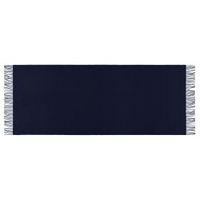 Fall Wraparound Full Body Scarf - Navy