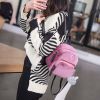 Fashion Backpack Women Mini Fur Ball School Bags - 1