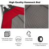 Portable Folding Hammock with Hammock Stand - Red