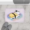 Adorable Cat Sushi Bath Mat - One Size