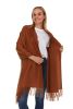Fall Wraparound Full Body Scarf - Rust