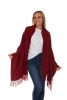 Fall Wraparound Full Body Scarf - Wine