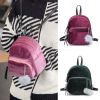 Fashion Backpack Women Mini Fur Ball School Bags - 1