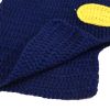 Cartoon Salted Egg Superman Knit Cute Funny Childlike Interest Wool Hat - Blue