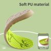 Foot Acupressure Insole Men Women Soft Breathable Sports Cushion Inserts Sweat-absorbing Deodorant Insole Shoe Pads - green - 43-44