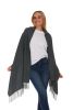 Fall Wraparound Full Body Scarf - Gray