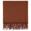 Fall Wraparound Full Body Scarf - Rust