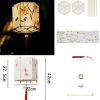 Chinese Paper Lantern Decorative Hanging Lantern DIY Craft Kit Handheld Palace Lantern Craft Project Make Your Own Lantern - Default