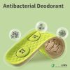 Foot Acupressure Insole Men Women Soft Breathable Sports Cushion Inserts Sweat-absorbing Deodorant Insole Shoe Pads - green - 37-38