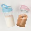 New 550ML Electric GYM Shaker Bottle Built-in Lithium Battery Outdoor Powder Shaker - Pink